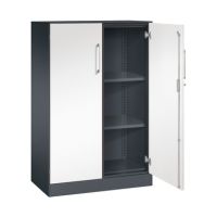 C+P 141033000S10171 C+P Aktensideboard 3OH 1310x800x435mm sgr/rws