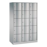 C+P 8570372S10044 C+P Schließfachschrank 15Fä 1950x1150x540mm wsalu