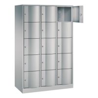 C+P 8570372S10044 C+P Schließfachschrank 15Fä 1950x1150x540mm wsalu