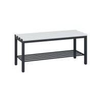 C+P 08040010S10000 C+P Umkleidebank Schuhrost 420x1000x353mm sgr/lgr