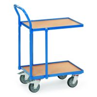 fetra 135610 fetra Etagenroller Bügel 2Böden Rand 250kg 605x408
