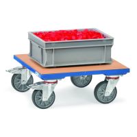 fetra 1166 fetra Kistenroller 500x500 Holz 400kg TPE-Reifen