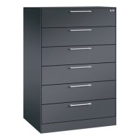 C+P 146223623S10077 C+P Karteischrank Asisto A5 quer sgr/sgr