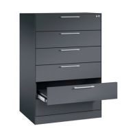 C+P 146223623S10077 C+P Karteischrank Asisto A5 quer sgr/sgr