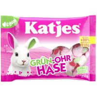 Katjes 22044 Katjes Fruchtgummi Grün-Ohr Hase 210g