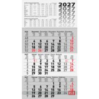 Glocken Wandkalender 2027 30x52cm 3M/1S 5060114007