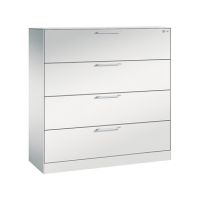 C+P 146021413S10003 C+P Hängeregistraturschrank Asisto A4 3bahnig lgr/lgr