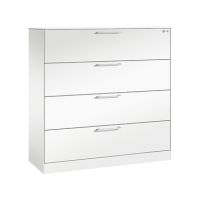 C+P 146021413S10104 C+P Hängeregistraturschrank Asisto A4 3bahnig rws/rws