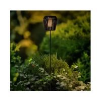 LUMINEO 890744 LUMINEO Solar Stabbeleuchtung wicker