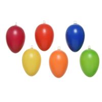 DECORIS 802989 DECORIS Oster-Deko Eier-Set Bunt