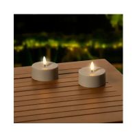 LUMINEO 890538 LUMINEO Solar Kerze 7x3,2cm br 2St