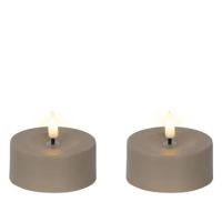 LUMINEO 890538 LUMINEO Solar Kerze 7x3,2cm br 2St