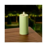 LUMINEO 890544 LUMINEO Solar Kerze 7x15cm gn