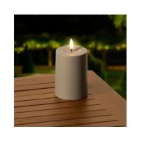 LUMINEO 890539 LUMINEO Solar Kerze 7x10cm br