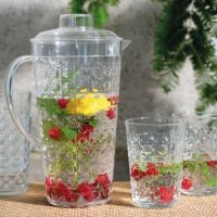 DECORIS Kanne mit 4 Gläsern 830986