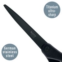 Leitz Schere Titan Anti-Haft 54196095 180mm schwarz