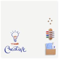 Legamaster Whiteboard BOARD-UP 7-106375 75x75cm