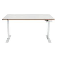 Leitz Sitz-/Stehtisch Ergo elektrisch 140x80cm ws 67730001