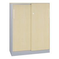C+P 142032000S10165 C+P Aktensideboard 3OH 1310x1000x435mm wsalu/ah