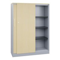C+P 142011000S10063 C+P Aktensideboard 4OH 1635x1200x435mm wsalu/ah