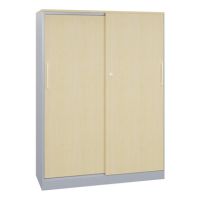 C+P 142011000S10063 C+P Aktensideboard 4OH 1635x1200x435mm wsalu/ah