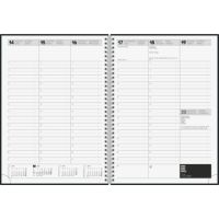 Brunnen Buchkalender 2027 A4 1W/2S Wire-O sw 1078101907