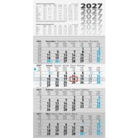 Glocken Wandkalender 2027 30x59cm 4M/1S 5070242007
