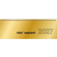 rido/ide Querkalender 2027 30,5x10,5cm 1W/2S 7036121917