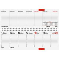 rido/ide Querkalender 2027 30,5x10,5cm 1W/2S 7036121917