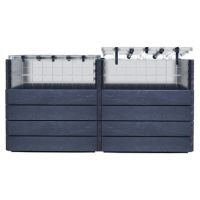 Garantia Hochbeet ERGO QUADRO 2l 80 Stone 645263