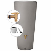 4rain Regenspeicher VASO 2in1 220L zinkgrau 295646