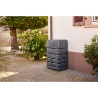 4rain Wandtank SLIM STONE DECOR 510l graphite 211840