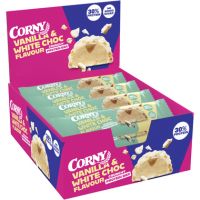 Corny Riegel Crunchy Protein Vanilla White Choc 12St 3007312