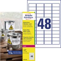 Avery Zweckform Folienetikett L4778-20 weiß 960 Stück