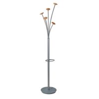Alba Garderobenständer Festival 5Haken 187cm gr/hbr PMFESTW M