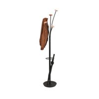 Alba Garderobenständer Festival 5Haken 187cm sw/hbr PMFESTW N
