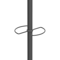 Alba Garderobenständer Music 6+3Haken 175cm sw PMMUSIC N