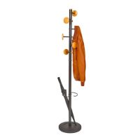 Alba Garderobenständer Music 6+3Haken 175cm sw PMMUSIC N