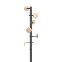 Alba Garderobenständer Music 6+3Haken 175cm sw PMMUSIC N